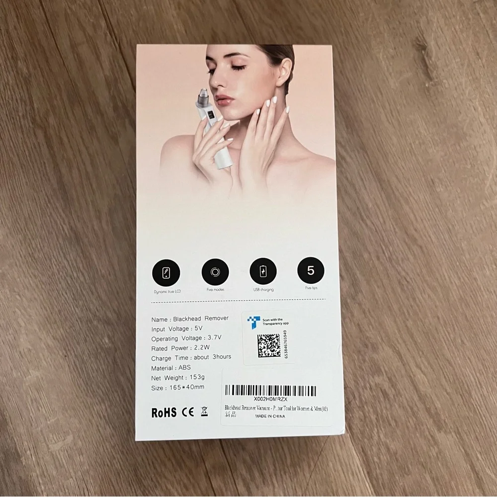Alin&Alan Physical Electric Blackhead Remover Tool - 5 Modes USB Charge‎ - NIB